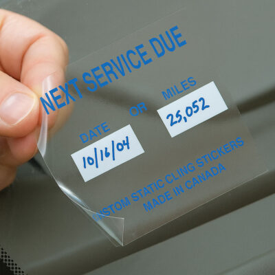 Static Cling Stickers